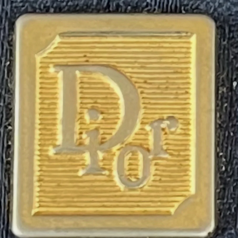 🔥Dior 🔥Dark 🔥Blue 🔥Pouch / coin purse with Gold Accent.